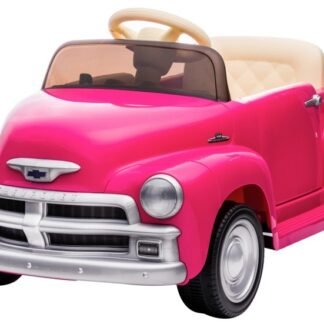 venta Chevrolet 3100 CLASICO 12V, asiento CON FUNDA, llantas de caucho EVA, ROSA-PINK  INDA420-AC-AHL001P